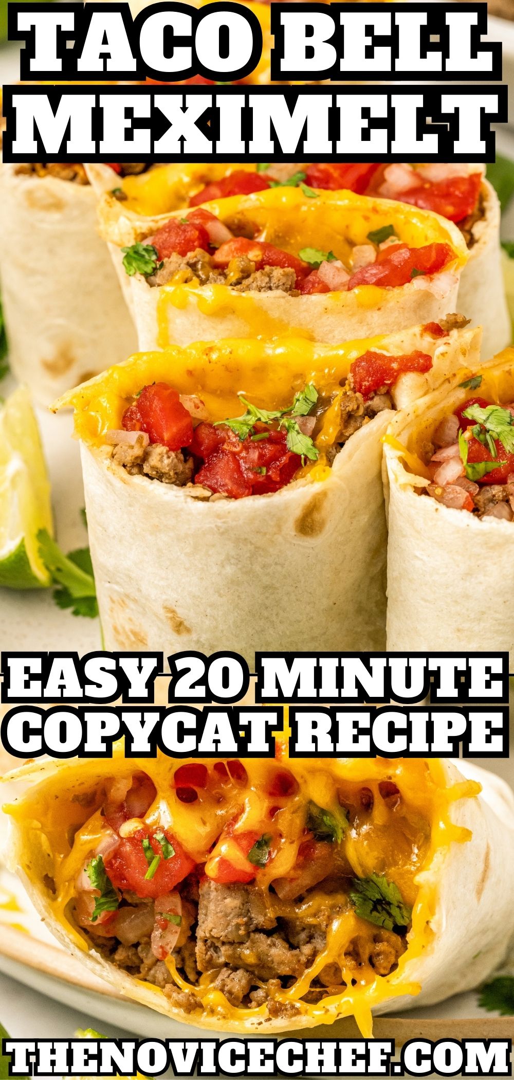 Taco Bell Meximelt Recipe | The Novice Chef