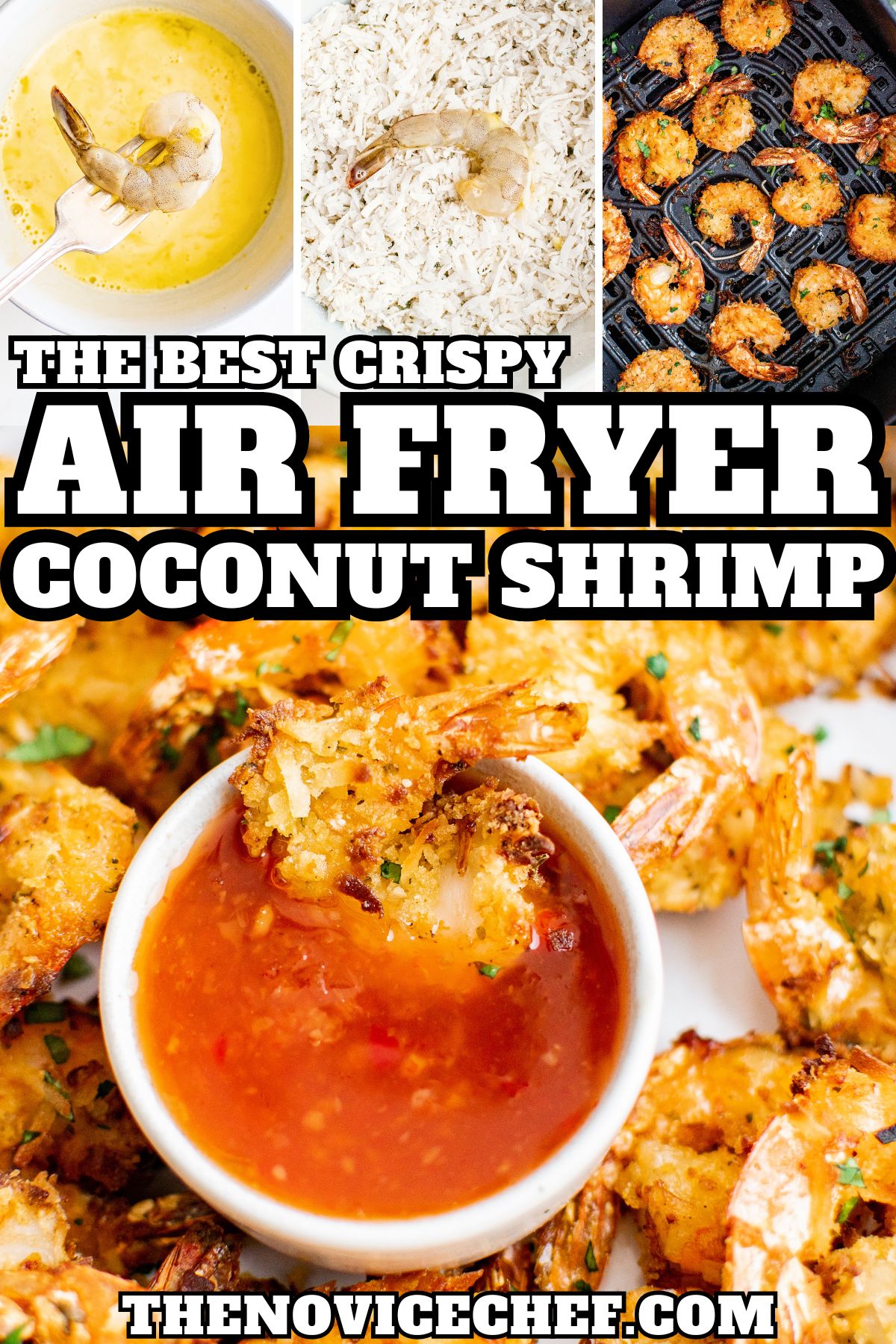 Crispy Air Fryer Coconut Shrimp in 20 Minutes! | The Novice Chef