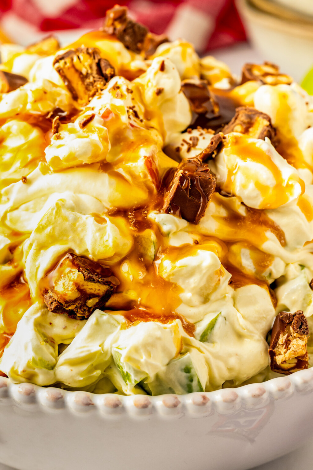 The Best Apple Snickers Salad Recipe The Novice Chef 8963