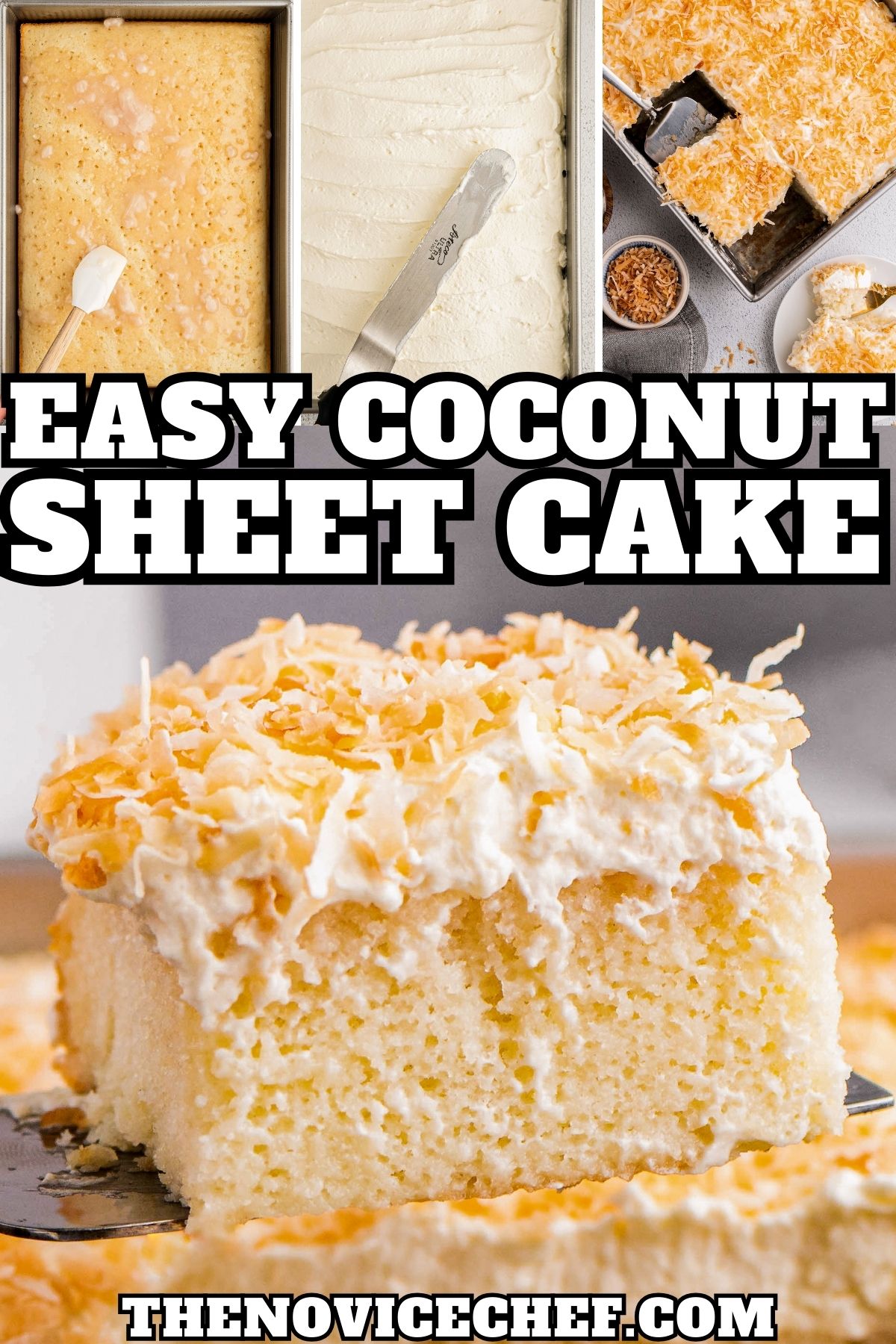 Best Coconut Poke Cake Recipe | The Novice Chef