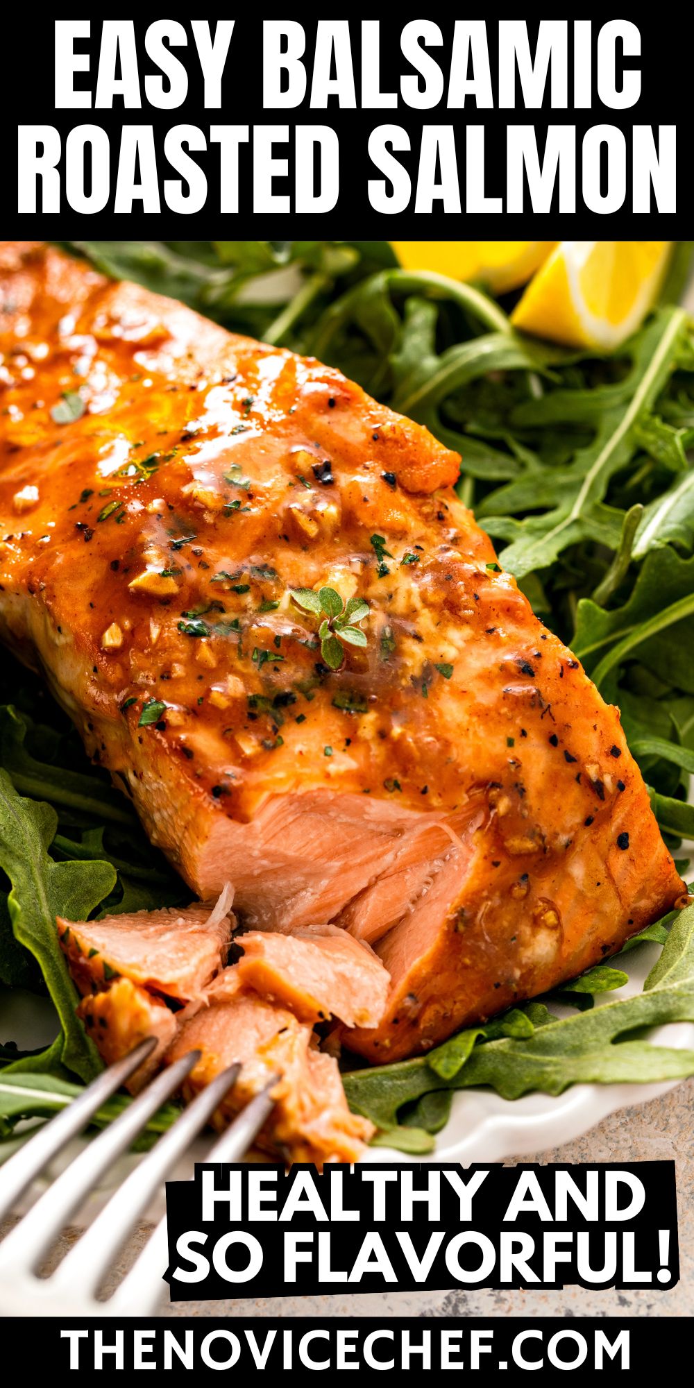 Glazed Balsamic Salmon Recipe | The Novice Chef