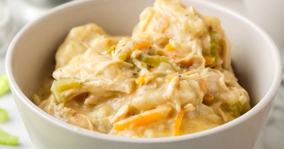 Best Easy Chicken and Dumplings with Biscuits in 30 Minutes!