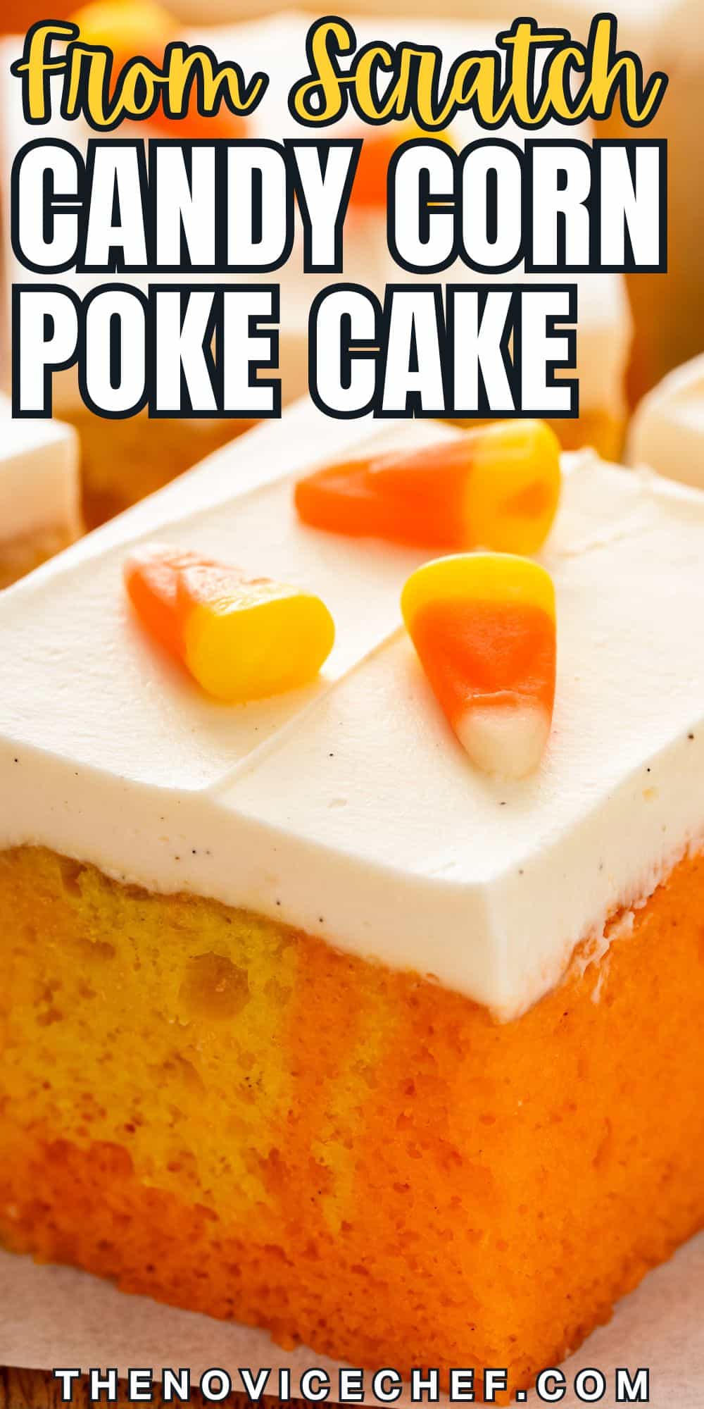 The Best Candy Corn Cake Festive Halloween Cake Recipe!