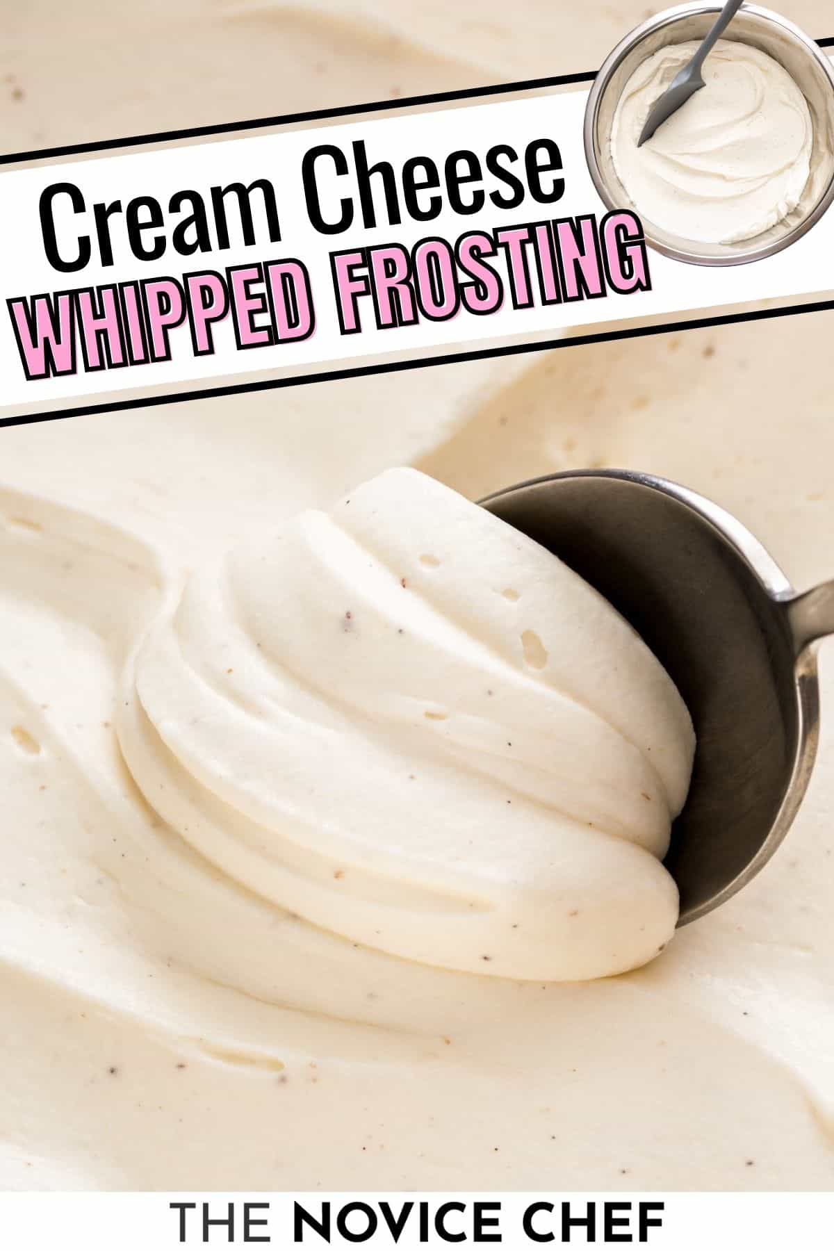 Best Whipped Cream Cheese Frosting Recipe The Novice Chef Whipped Cream Cheese Frosting