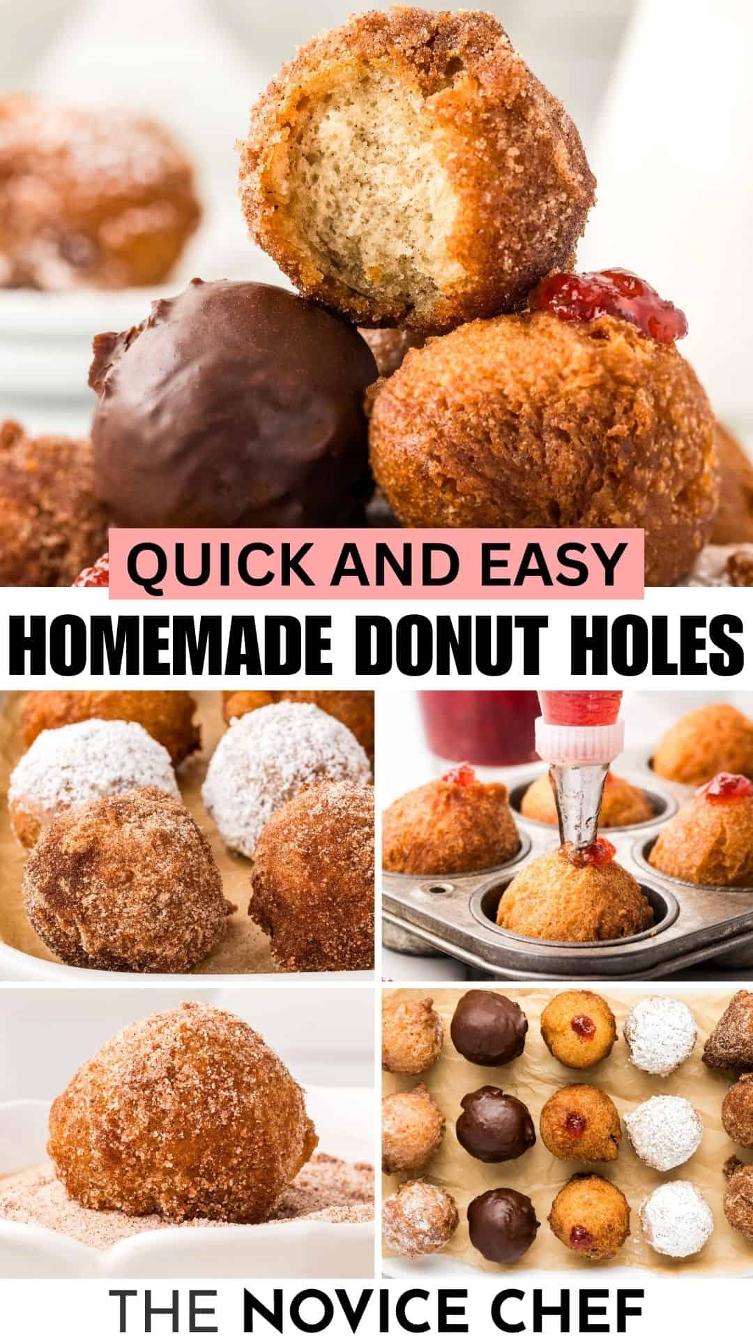 Easy Homemade Donut Hole Recipe (NoYeast)